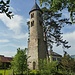Der Gallusturm in Schänis, Rest einer abgerissenen Kirche vom 12. Jahrhundert.