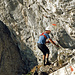 Jürgen unterwegs am Hochkogel Klettersteig