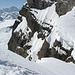 Tiefblick in die Südflanke