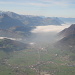Nebelsuppe vom Grossen Mythen gesehen Richtung Zentralschweiz