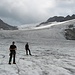 Abstieg am Gletscher
