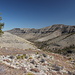 Unterwegs vom Dog Canyon Trailhead zum Lost Peak (Tejas Trail) - Ausblick/Rückblick hinunter in den Canyon.