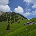 Die südseitigen Grasflanken der Dent du Chamois.