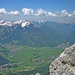 Die creme de la creme der Ammergauer Alpen überragt den Ehrwalder Talkessel. Etwas links der Bildmitte der Daniel (2340 m, höchster Ammergauer).