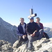 Christoph, Kerstin und ich auf dem Gipfel der [p Schärtenspitze]