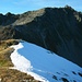 Gipfelaussicht vom Masnerkopf (2828m) auf den Hexenkopf (3035m) mit seinem einfachen (T3) Südgrat.