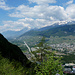 Blick ins Rhonetal von der Kapelle St - Antoine