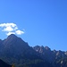 Spitzkofel, 2717m, in wunderschönen Lienzer Dolomiten, von Lienz gesehen. Vielleicht versuche ich es noch einmal zu besteigen...