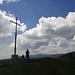 zwei Jahrgänger - Gipfelkreuz und [u Ursula] - auf dem stimmungsvollen Mont Sâla