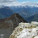 La cresta N verso l'altro Tignolino e poi la cresta NO che scende a sx verso l'Alpe Pieso.