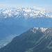 Blick Richtung Monte Bianco