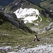 Tiefblick zur Alp Le Savigny