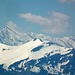 Altels und Balmhorn, im Vordegrund das Dündenhorn (2862m)