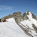 <b>Deposito sci al Monte Prosa (2737 m).</b>