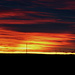 Südsüdwestlich von Hugoton, Kansas - Nach unserer Wanderung: Sonnenuntergang #5. 