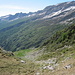 L'Alpe Porcaresc dal passo della Cavegna orientale