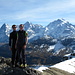 Auf dem Gipfel des Hoganthorn. Hinten die [http://www.hikr.org/tour/post848.html Jungfrau 4158m]