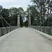 über die Argen führt die älteste Kabellhängebrücke Deutschlands 