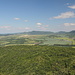 Gipfelbereich Bořeň - Teilpanorama 3/8.