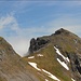 im Aufstieg zum Grat mit Blick zum Ochsenkopf