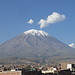 Von Arequipa aus präsentiert sich der Misti ebenmässig