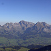 Gegenüber des <i>Obertoggenburgs</i> die gesammelte <i>Alpstein</i>prominenz.