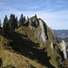 Der Beslerkopf (1655 m) im 800 m langen Massiv wird ebenfalls von einem Gipfelkreuz geschmückt.
