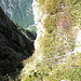 L’uscita del Valegg della Rozzera con la corda che facilita l’arrivo in cresta