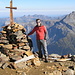 Auf dem Gipfel des Bristen 3073m