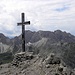 Spitzkofel, 2717m , hier am 1 Juli 2009, von Gipfel des Weittalspitze(2539m) gesehen.