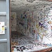 gleich der erste Container...Begehbares Ausmalbuch von [http://artcontainer-steffisburg.ch/kunstler/ms-bastian-isabelle-l/ M.S. Bastian und Isabelle L.]
