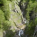 Schlucht direkt oberhalb des Wasserfalls