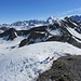 Aussicht vom namenlosen Gipfel Richtung Schweiz 