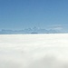 Das Mont Blanc Massiv immer gut sichtbar.
