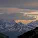 im Norden: Balmhorn und  Fründenhorn