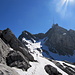 Ab der Tierwies ging es fast nur noch im Schnee aufwärts. Unser erstes Ziel hieß Girenspitz, der 2. höchste Gipfel im Alpstein