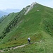 Guschagrat. Erster Gipfel - und nächstes Ziel - ist der Rotspitz. 