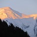 Sonnenaufgang am Mont Blanc...
