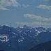 Blick in die Lechtaler Alpen mit dem höchsten Berg der Lechtaler, der Parseierspitze ganz links