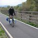 Ab der italienischen Grenze bis nach Bozen sind gut ausgebaute Radwege vorhanden