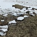 Lawinenreste bei Rotenbalm. 