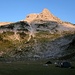 A false summit of Popluks, seen from Gropa e Bukura, our campsite