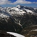 Aussicht vom Scopí-Westgrat zum Piz Gannaretsch (3039,8m). Links ist der Piz Vatgira (2983m).