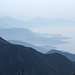 View down the Ionian Sea. The hike starts at 1000 meter above sea level, and leads up to 2000 meter