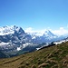 Rosenhorn, Mittelhorn, Wetterhorn, Scheideggwetterhorn, Eiger