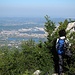 View towards Tirana, from the Dajti Crest trail