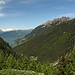 Panorama dal rifugio sulla selvaggia Val Pontirone