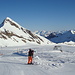 Vom Skigebiet Glacier 3000 geht es mit Liftunterstützung los...