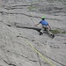erste Seillänge in der "Parallel"