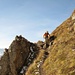 Aufstiegsspur zum Gipfel des Oberbauenstock 2117m